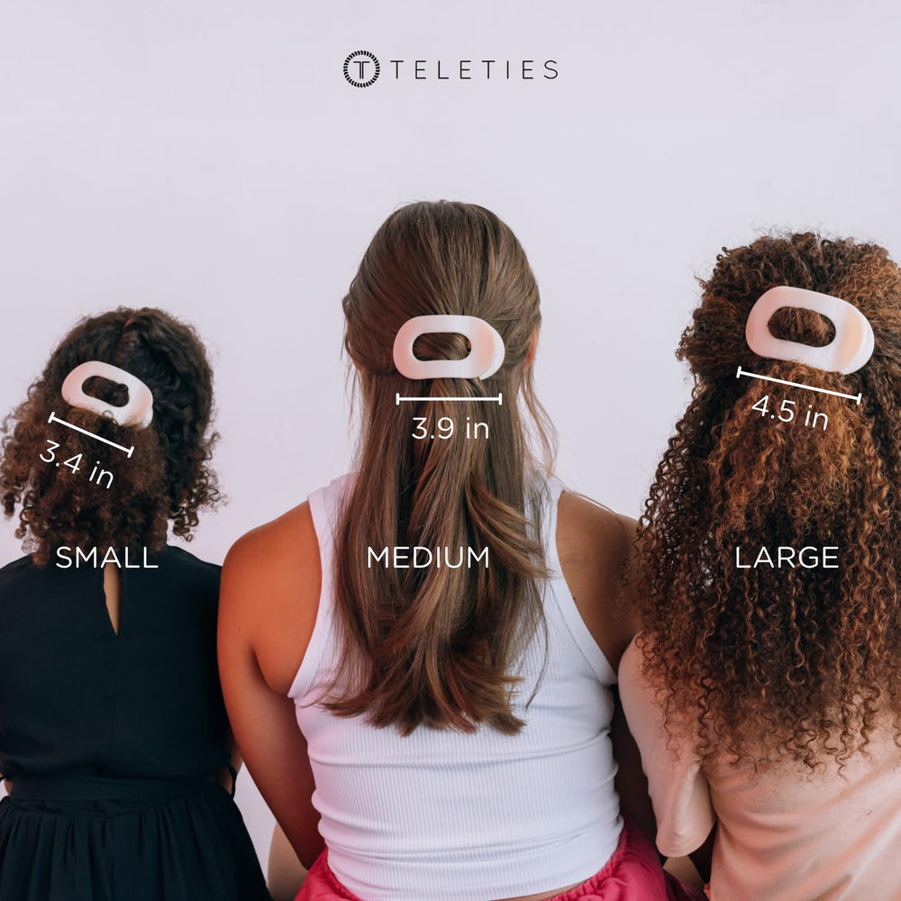 Teleties clip apto para todo tipo de texturas capilares.
