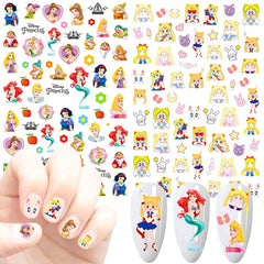 Temote pegatinas uñas 3D con personajes divertidos para manicura