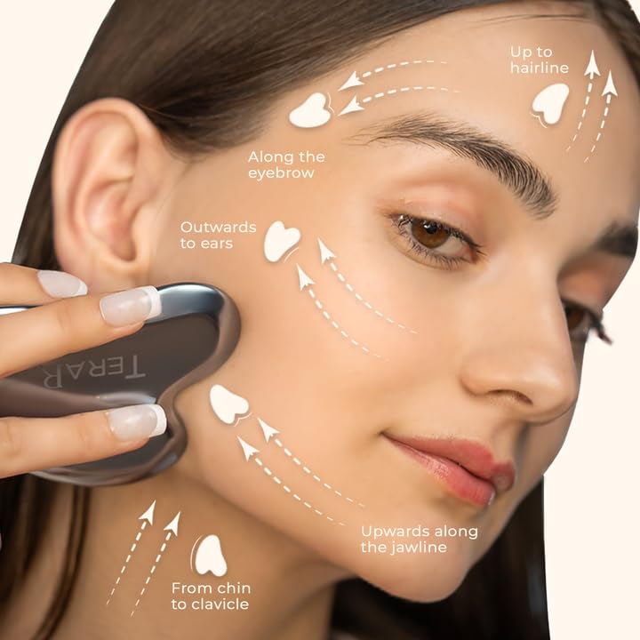 TeraRX Terahertz gua sha promueve equilibrio y vitalidad para uso diario.