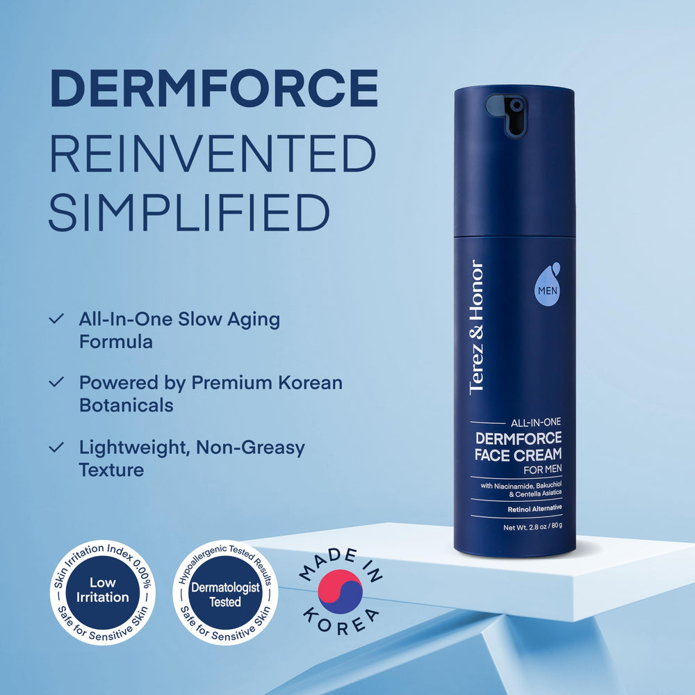 DermForce 6-en-1 para hombres, aplicación diaria suave