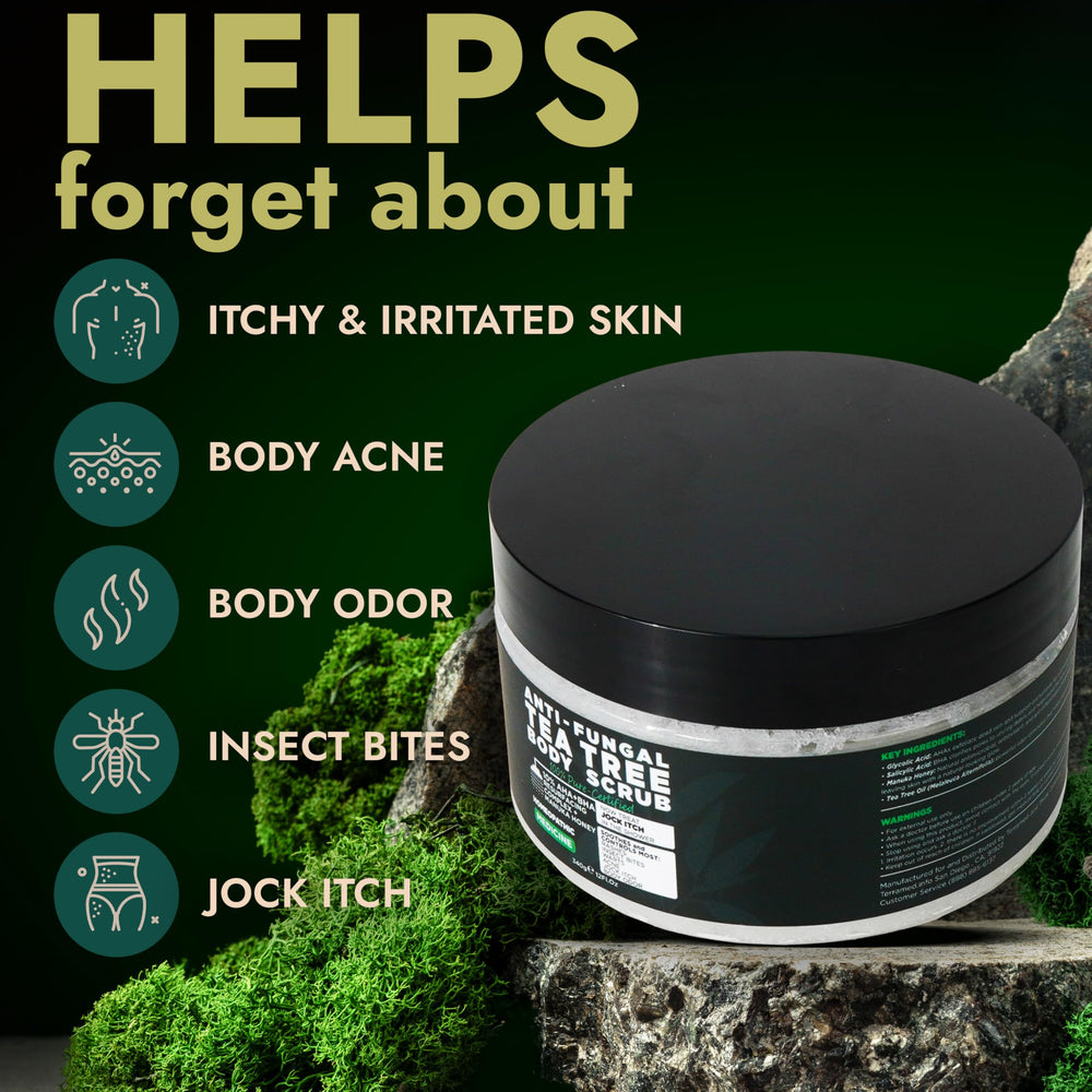 Terramed Just Think Comfort exfoliante con cepillo integrado para exfoliar la piel