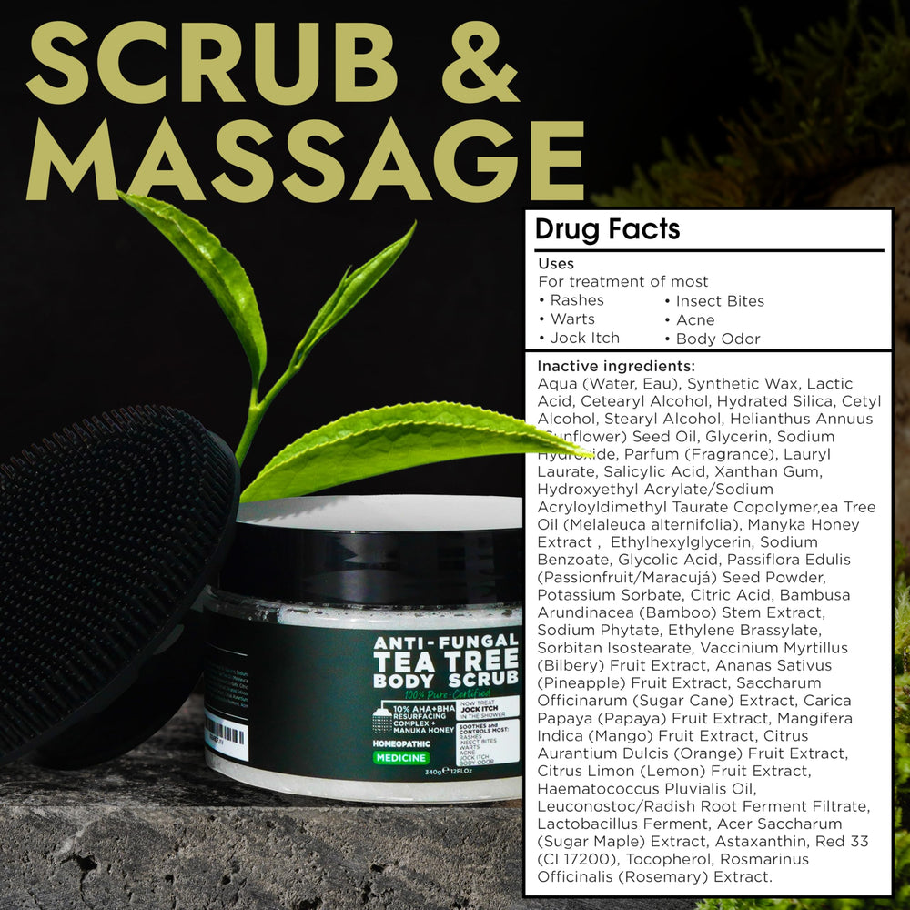 Terramed Just Think Comfort exfoliante corporal para piel sana y limpia