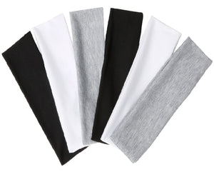 TERSE Bandas para cabello negro, ajuste cómodo para uso diario.