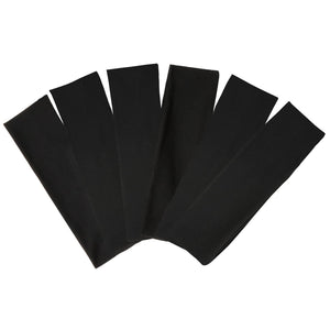 TERSE diadema negra para mujer con cabello corto, sujeción suave.