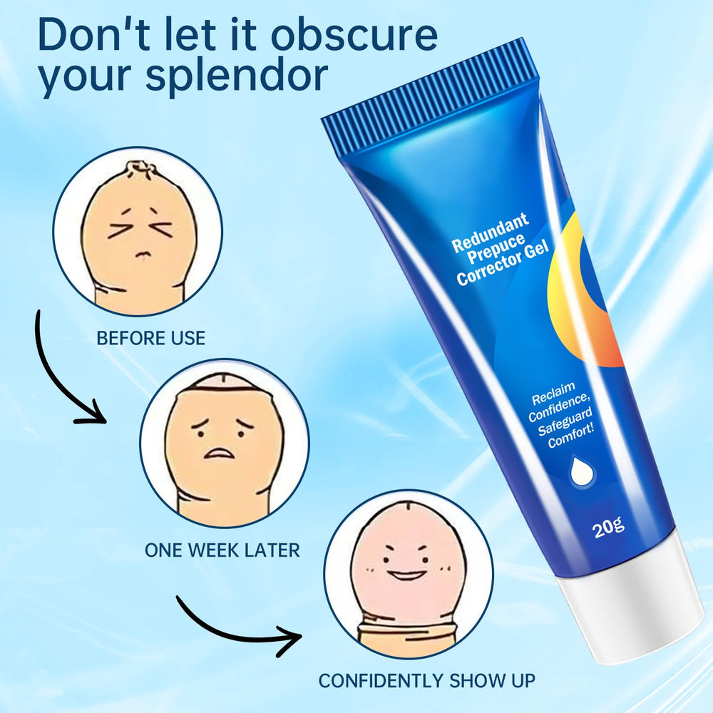 Textura suave del gel Corrector Prepucio Redundante que se absorbe rápido.