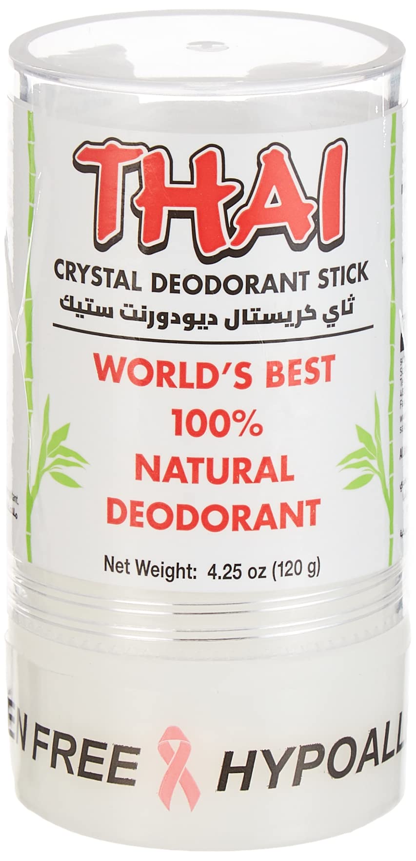 Thai Deodorant Stone barra natural para uso diario sin aluminio