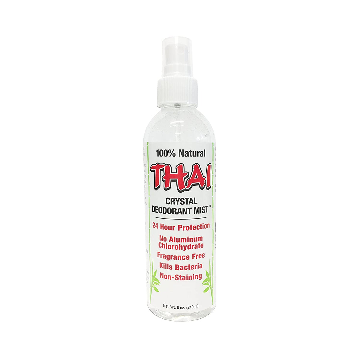 THAI Desodorante Cristal Niebla - botella para uso diario y protección suave.