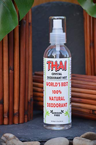 THAI Desodorante Cristal Niebla - pulverizador para aplicación rápida y suave.