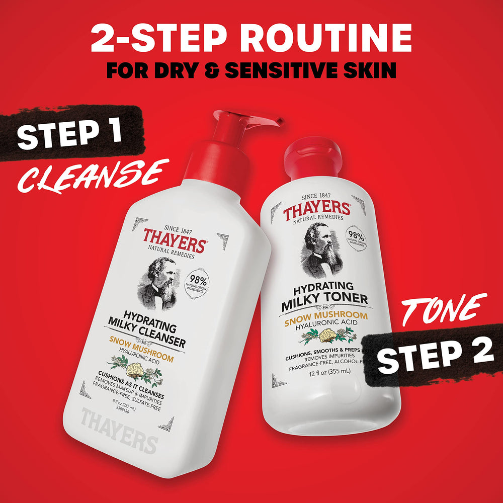 THAYERS Toner prepara la rutina facial para mejor absorción de productos.