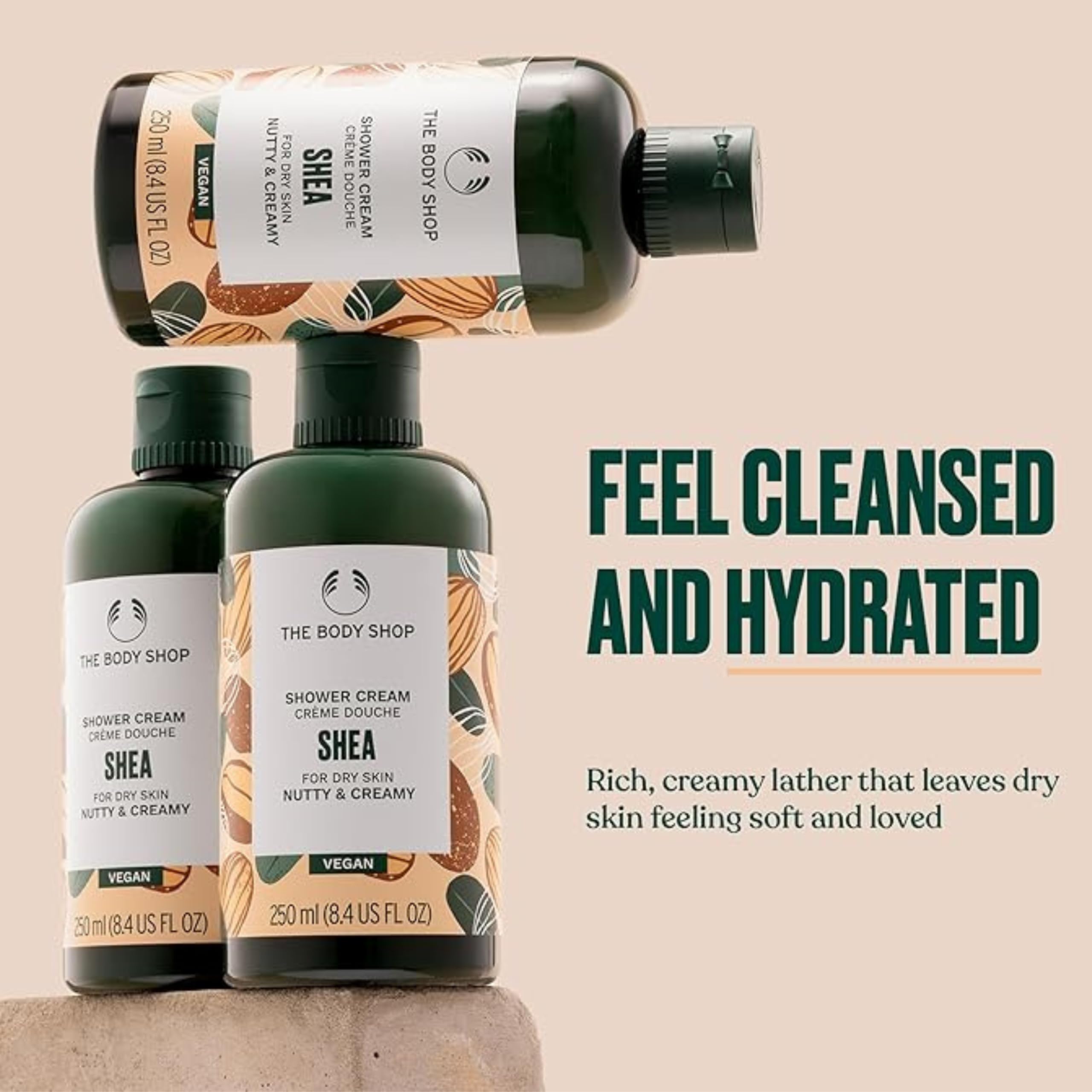 The Body Shop Shea Shower Cream envase reciclado, opción sostenible