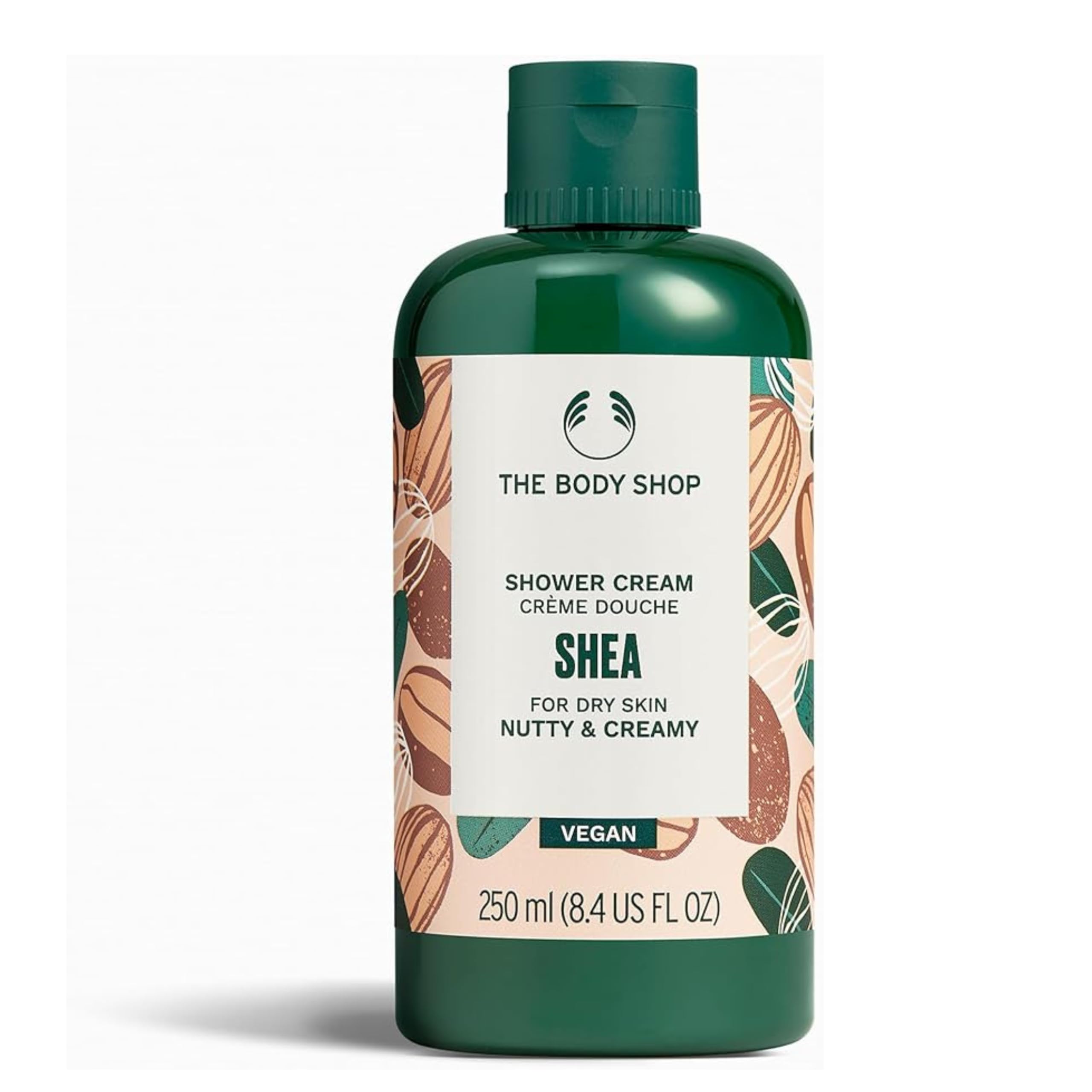 The Body Shop Shea Shower Cream en botella, hidratación suave para piel seca