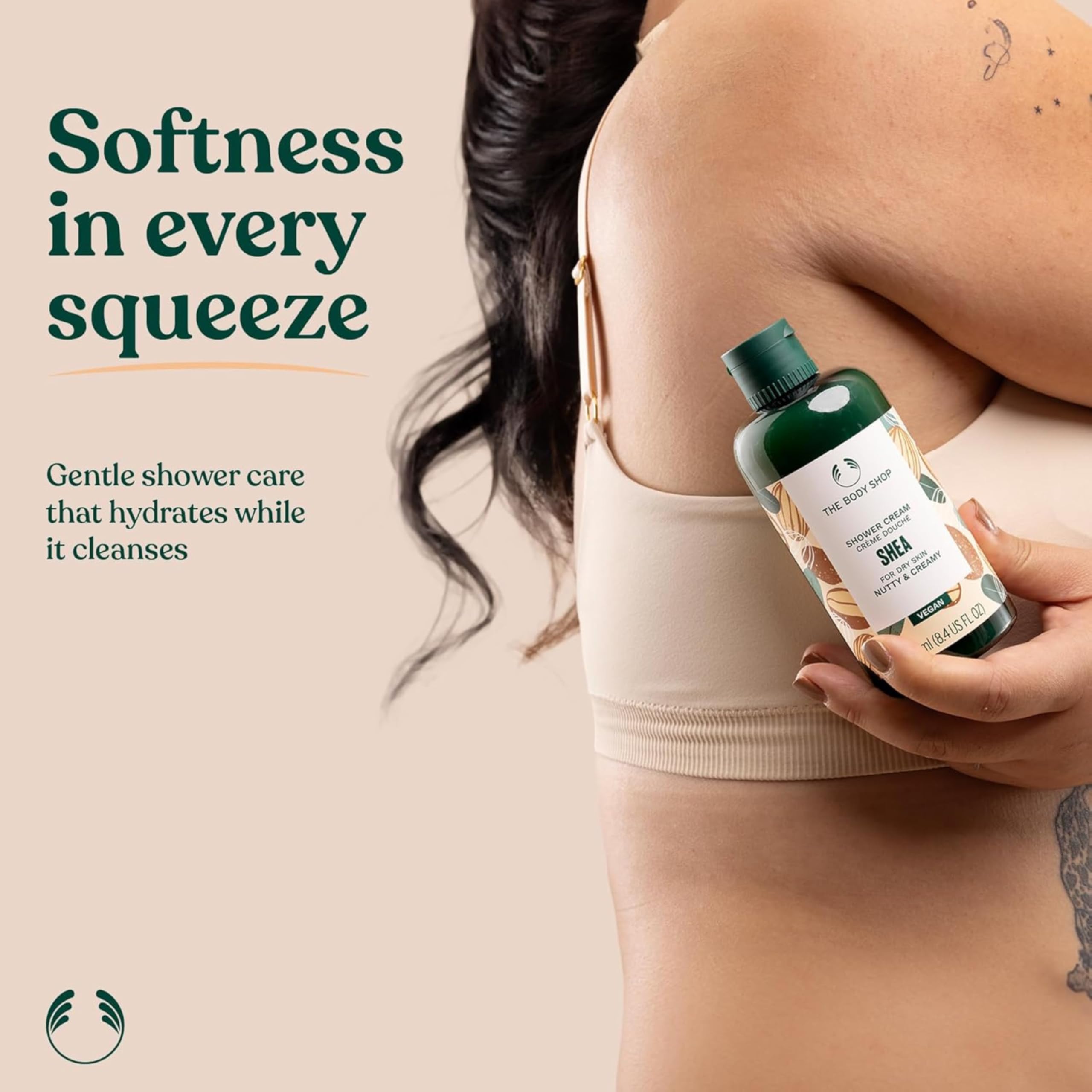 The Body Shop Shea Shower Cream envase plástico reciclado 100%