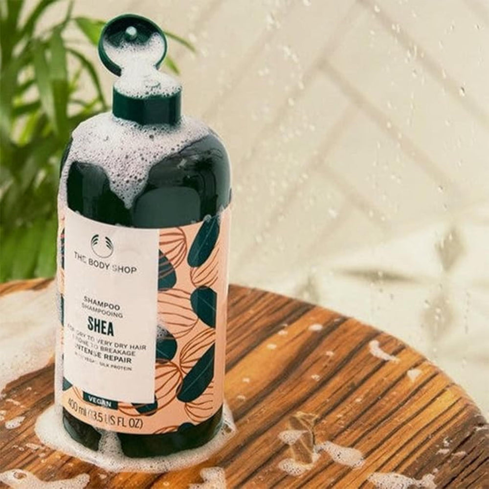 The Body Shop Shea Shower Cream con aroma clásico, experiencia de ducha agradable