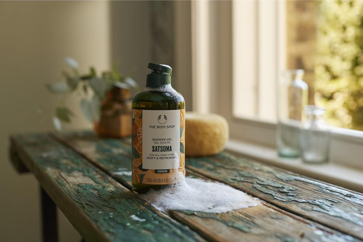 The Body Shop Ducha Satsuma: espuma cremosa para una experiencia diaria revitalizante