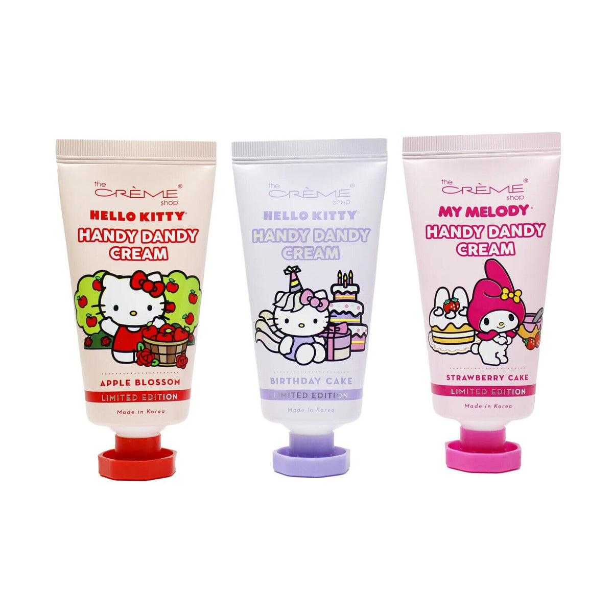The Crème Shop crema de manos Hello Kitty edición limitada, hidratación profunda para piel seca sin residuo graso