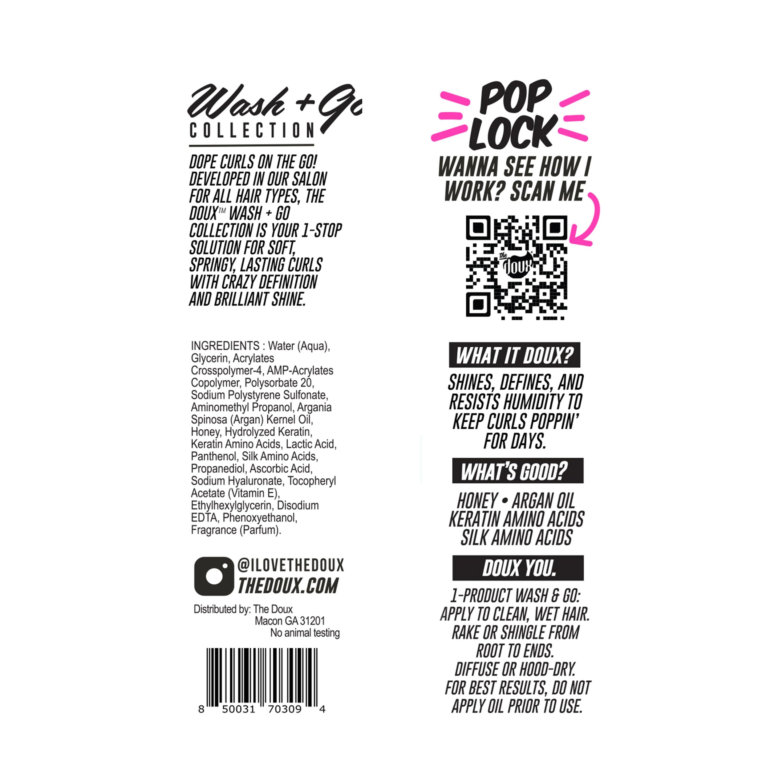 Rizos terminados con The Doux POP LOCK con acabado suave