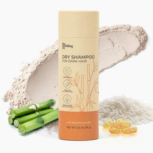 The Earthling Co. Dry Shampoo ofrece polvo voluminizador sin aerosol para dar cuerpo y controlar grasa.