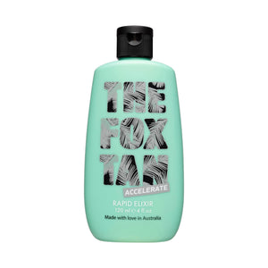 The Fox Tan Rapid Elixir, bote 120 ml para bronceados más rápidos.