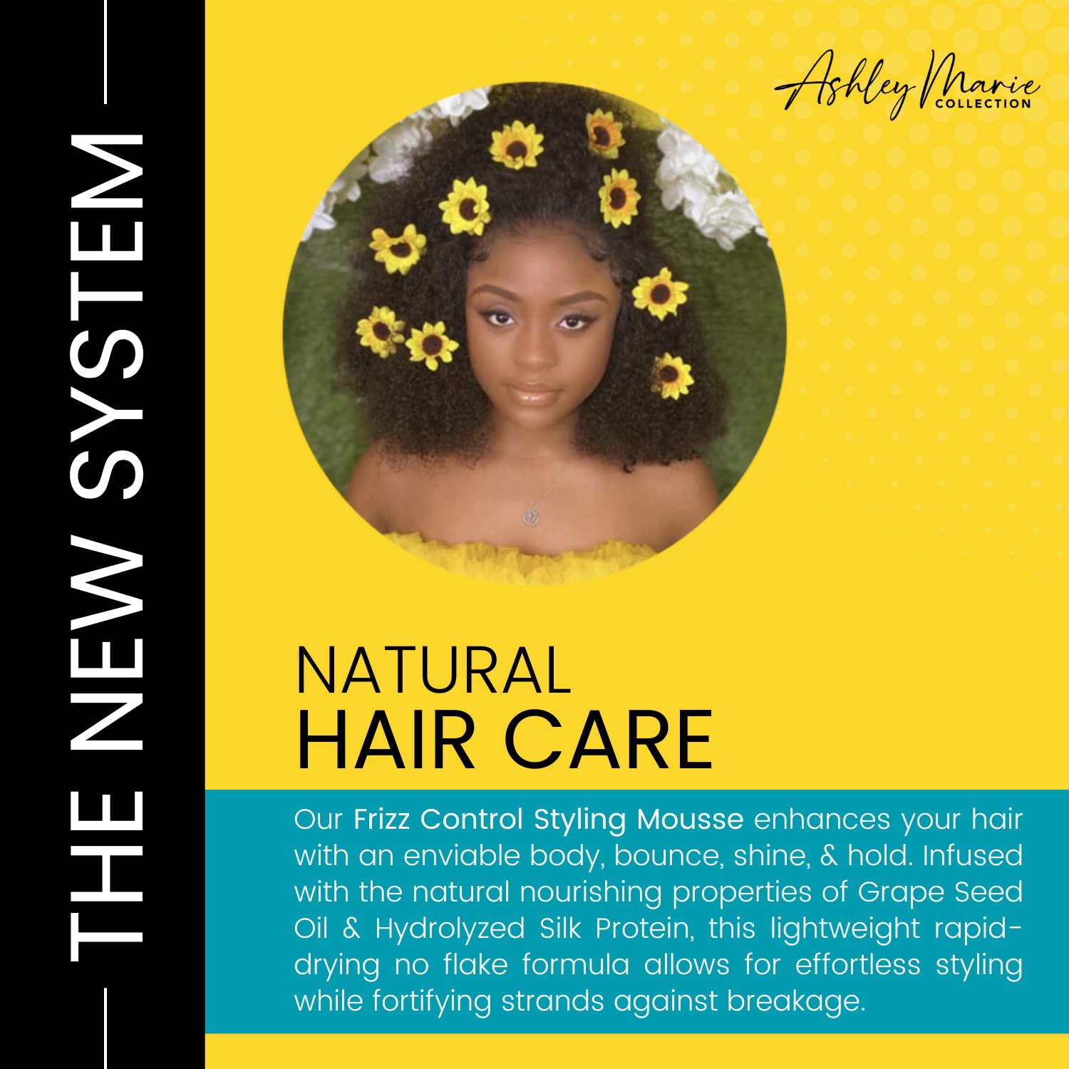The Hair Diagram Ashley Marie Mousse ligera y nutritiva para rizos.