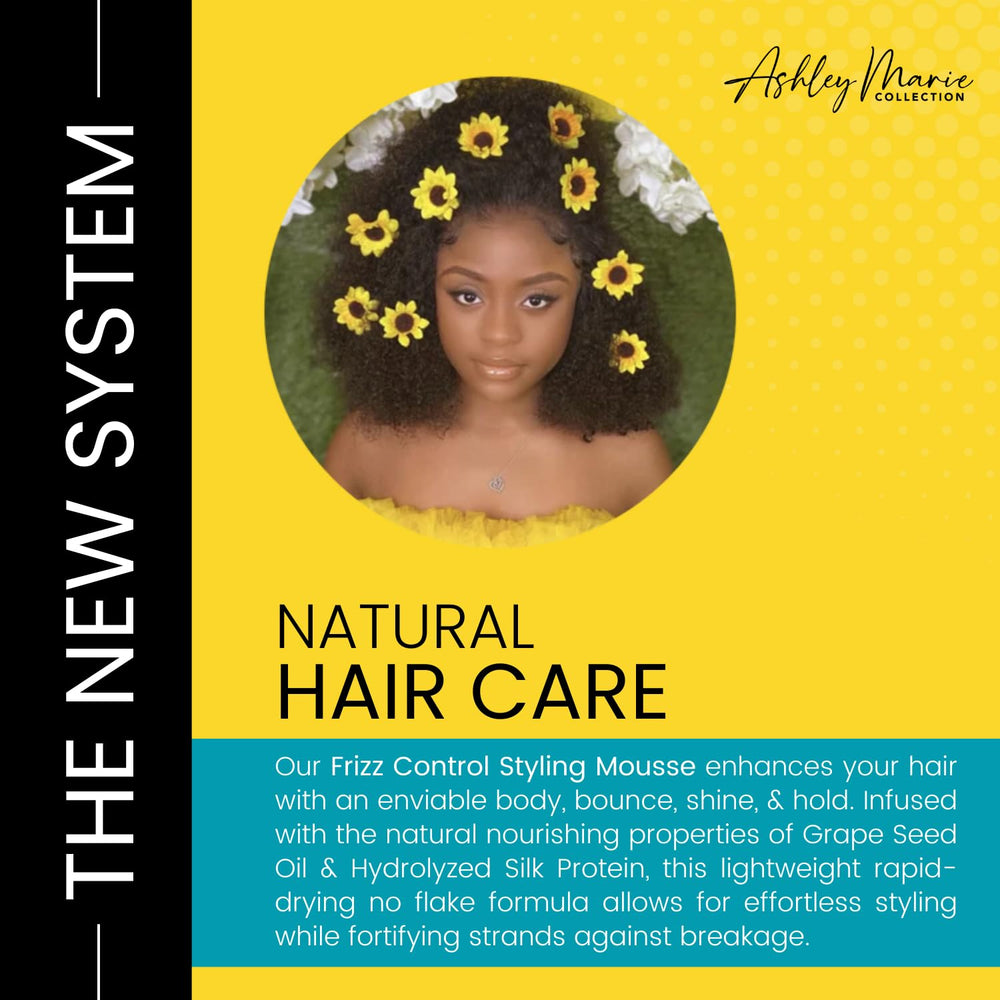 The Hair Diagram Ashley Marie Mousse ligera y nutritiva para rizos.
