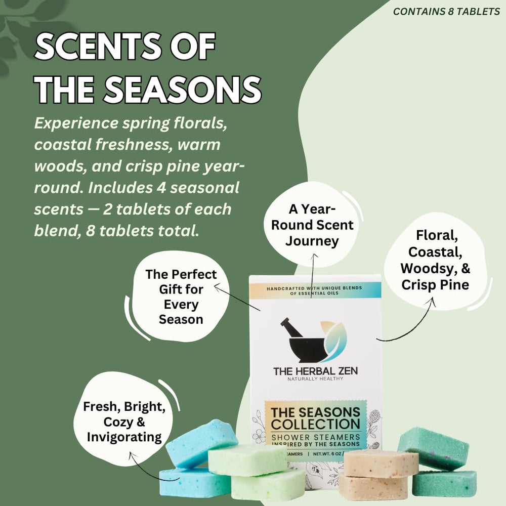 The Herbal Zen, ducha con alivio del estrés y enfoque suave.