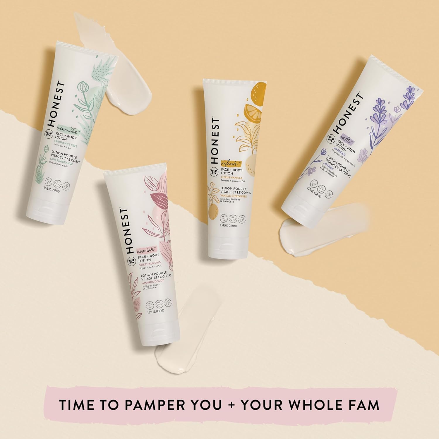 Con The Honest Company, aplicación rápida sin grasa para uso diario