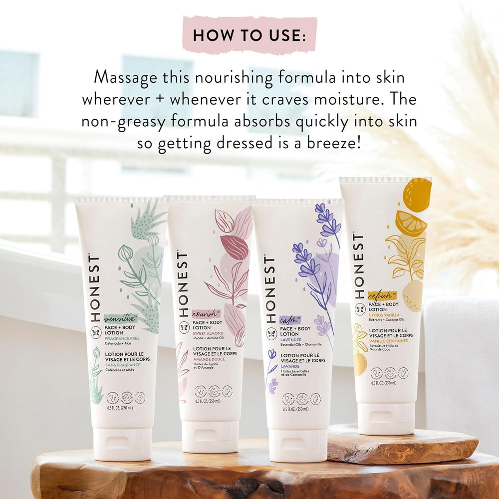 Ésteres de jojoba y aceite de cártamo en The Honest Company nutren la piel