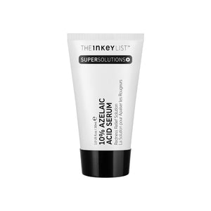 The INKEY List SúperSoluciones ácido azelaico 10% suero, botella con aplicador para uso diario.