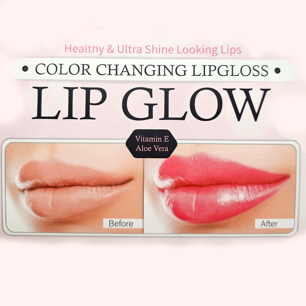 Lip Glow con brillo natural que resalta tus labios con un tinte suave.