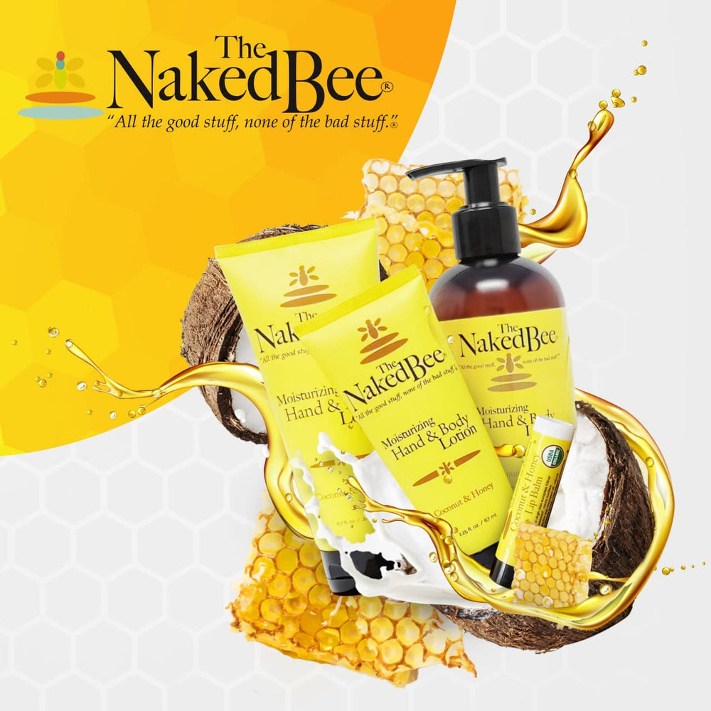 The Naked Bee Lavender & Beeswax Absolute: aroma suave a lavanda para relajación durante la rutina.