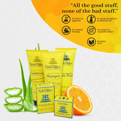 The Naked Bee Lavender & Beeswax Absolute: ingredientes naturales que nutren la piel sin sensación grasa.