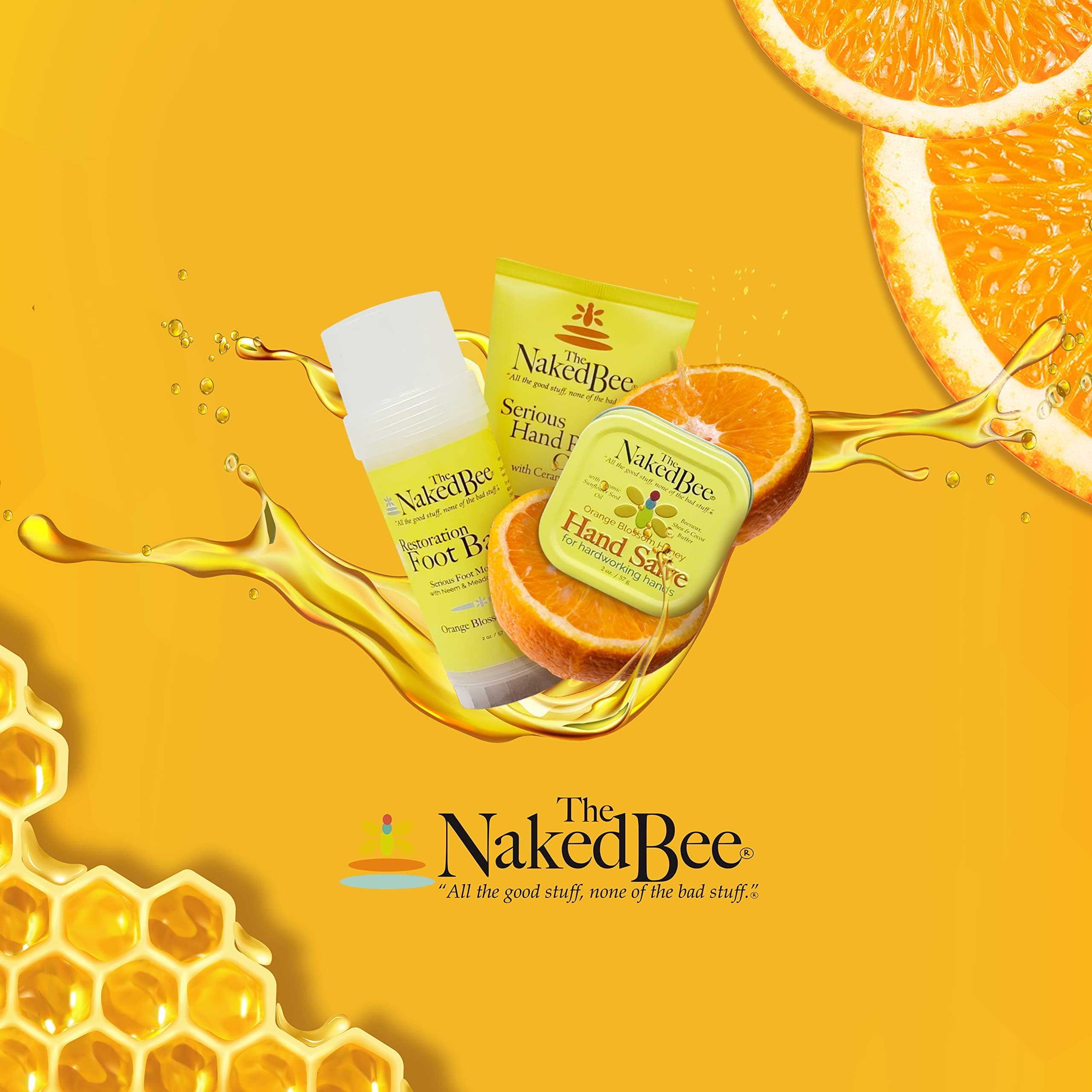 The Naked Bee pack triple de lociones para familia.