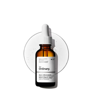 The Ordinary Aloe 2% + NAG 2% en bote, hidratación suave para piel sensible.