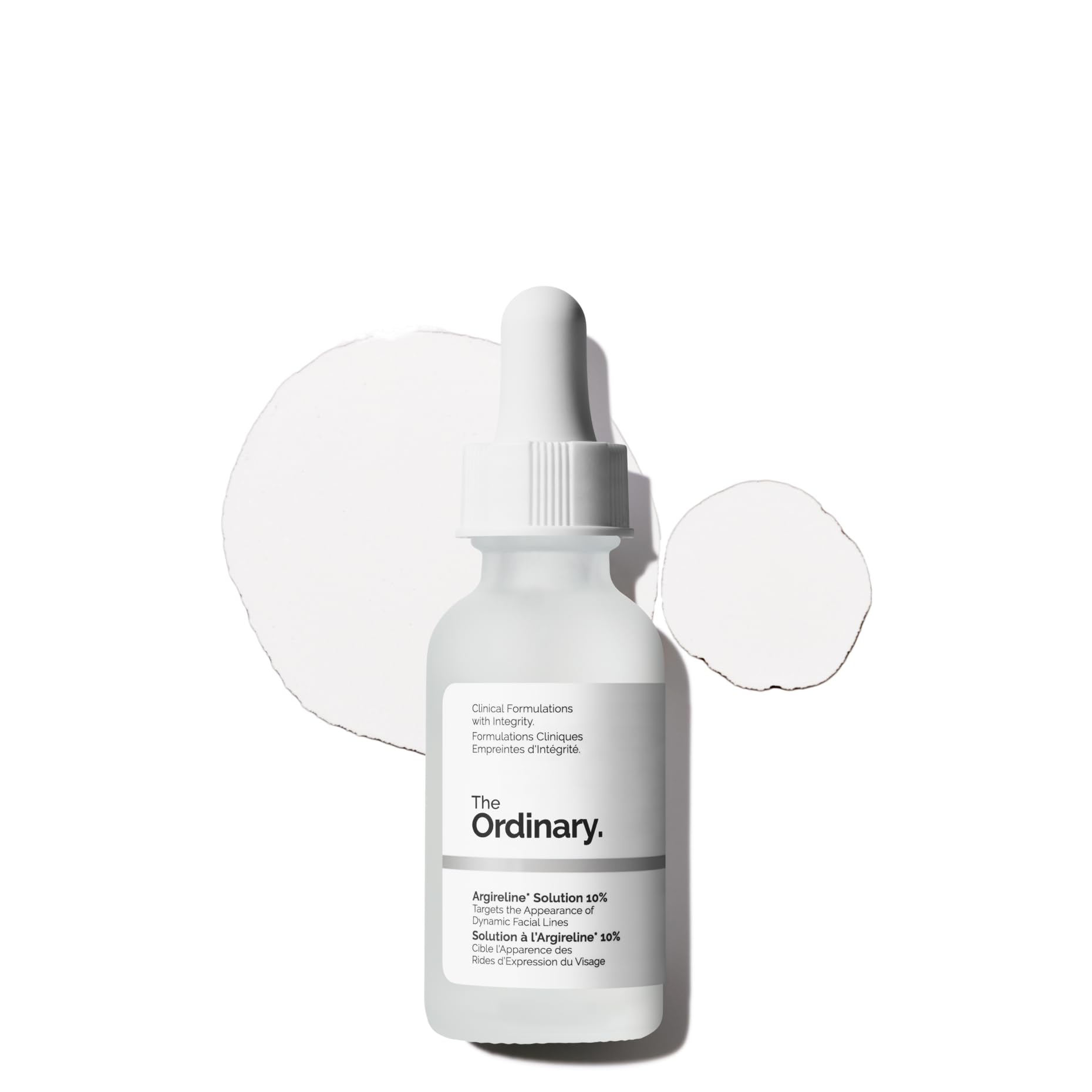 The Ordinary Argireline Solution 10% en botella con gotero para aplicación precisa.