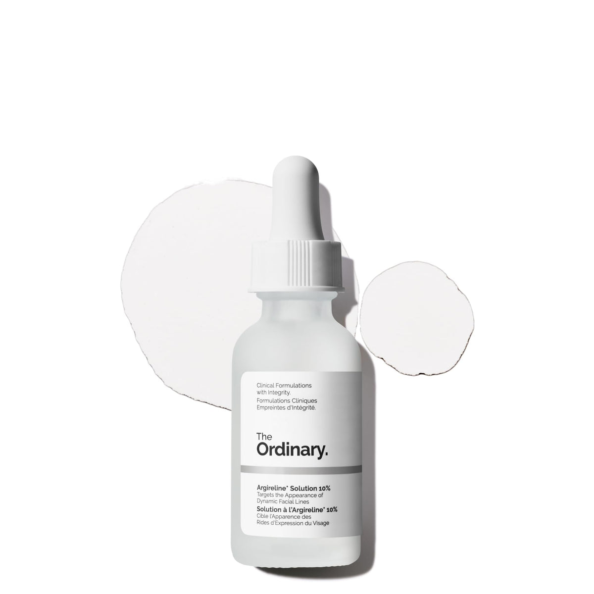 The Ordinary Argireline Solution 10% en botella con gotero para aplicación precisa.