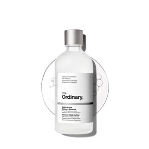 The Ordinary Multi-Active Delivery Essence en botella, hidratación rápida para la piel.