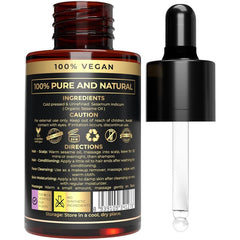Aplicación en piel con The Organic Forest aceite de sésamo para hidratación suave.