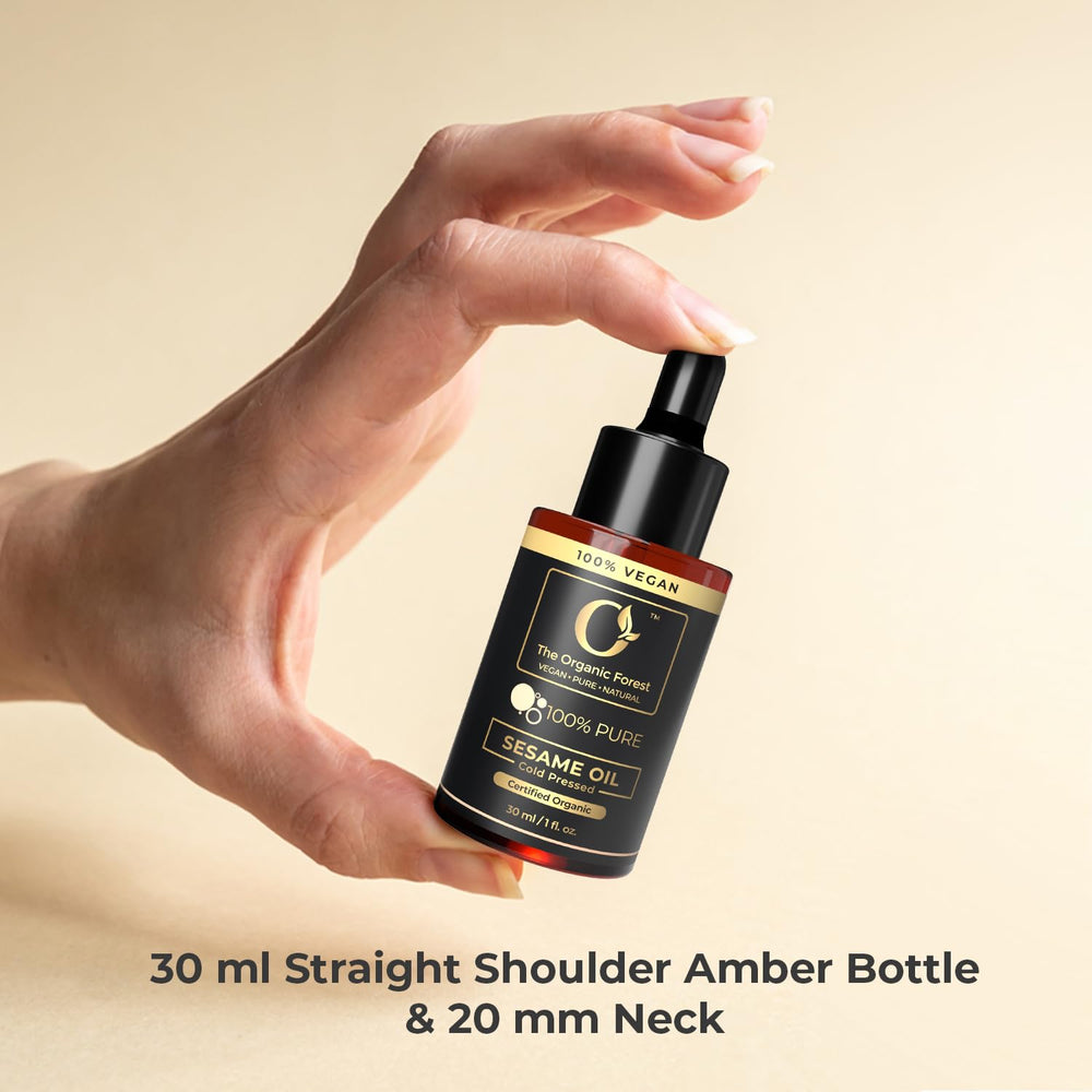 Envase de 30 ml The Organic Forest para uso diario.