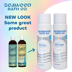 Seaweed Bath Co. acondicionador suave sin fragancia, frente: hidratación ligera