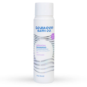 The Seaweed Bath Co. Volumize Lavanda, botella visible, aroma calmante para la ducha diaria