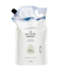 The Unscented Company jabon de manos recambio en bolsa de 2L para reducir plástico.