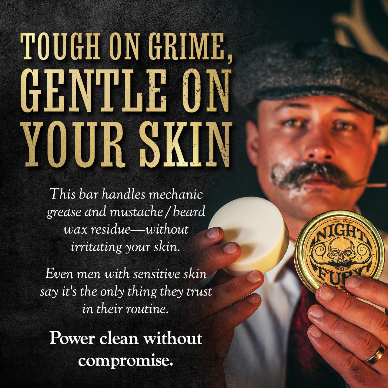 THE VINTAGE GROOMING CO Night Fury cuidado diario de barba