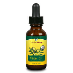 TheraNeem Aceite de Neem: botella, cuidado de piel y cabello, hidratación suave