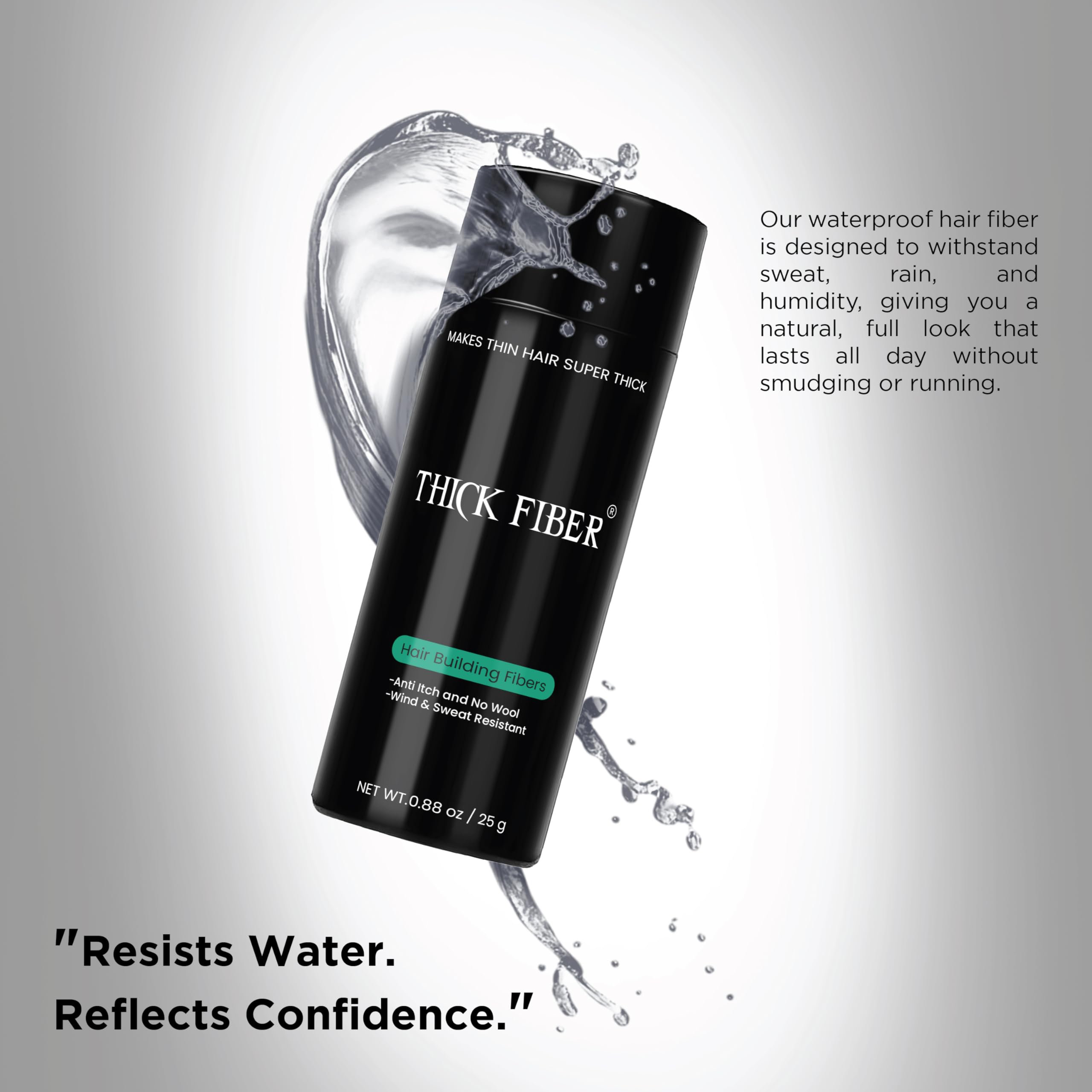 THICK FIBER resistente-al-sudor ideal para días activos.