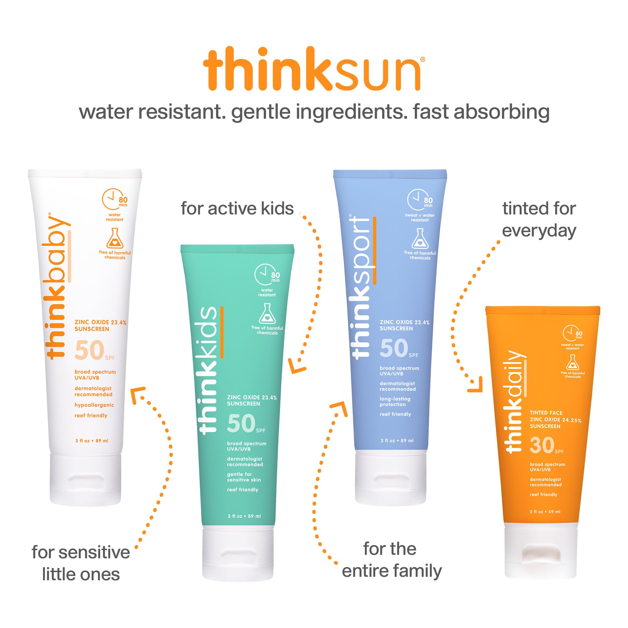 Thinkkids textura ligera y sin olor, ideal para niños activos.