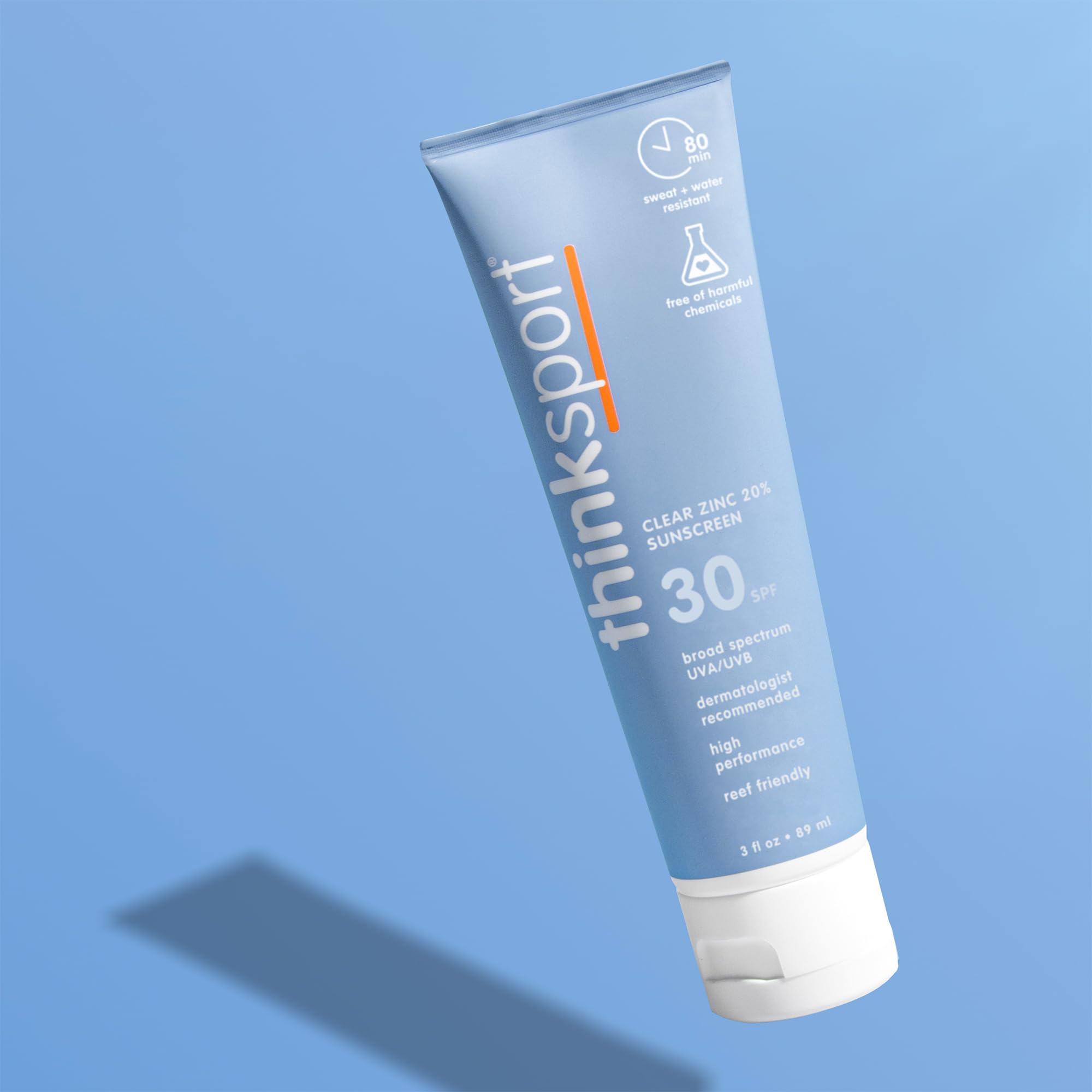 Thinksport SPF 30 aplicación rápida para uso diario y actividades