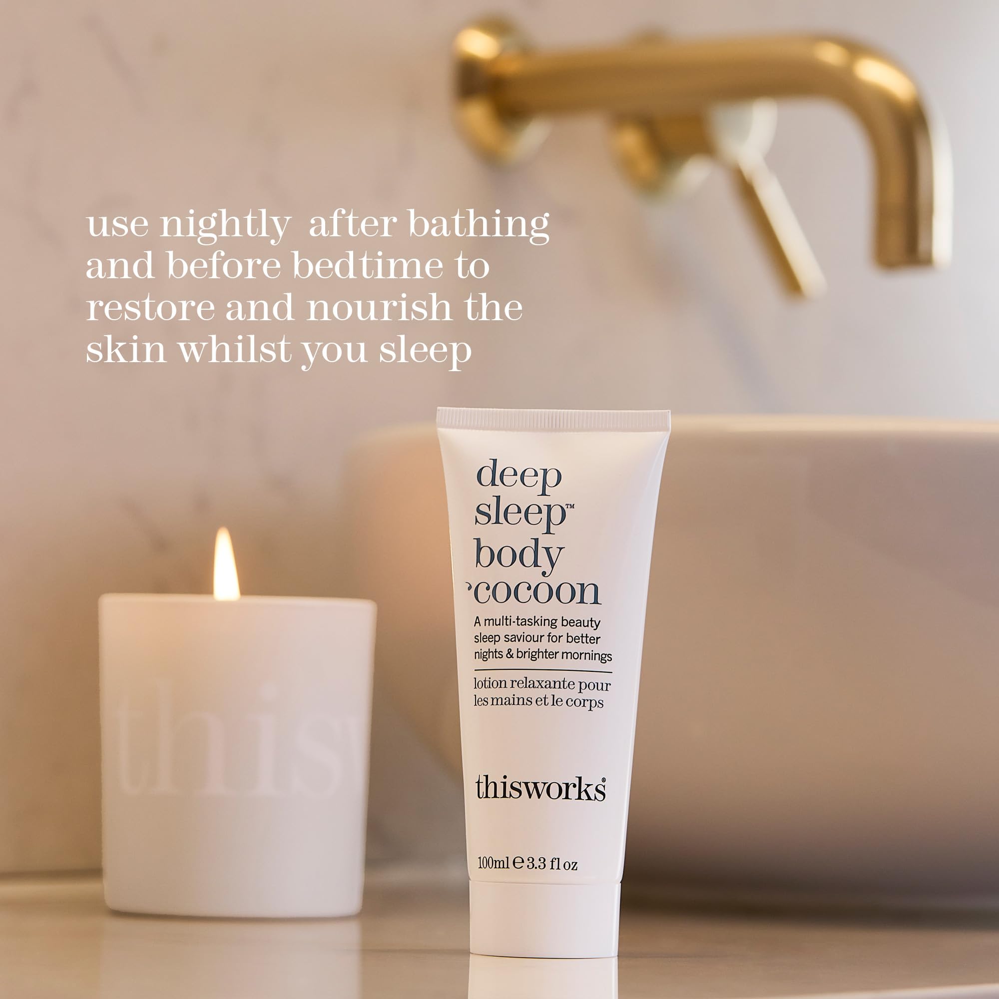 THISWORKS Cuidado corporal Sueño Profundo formato de viaje de 100 ml.