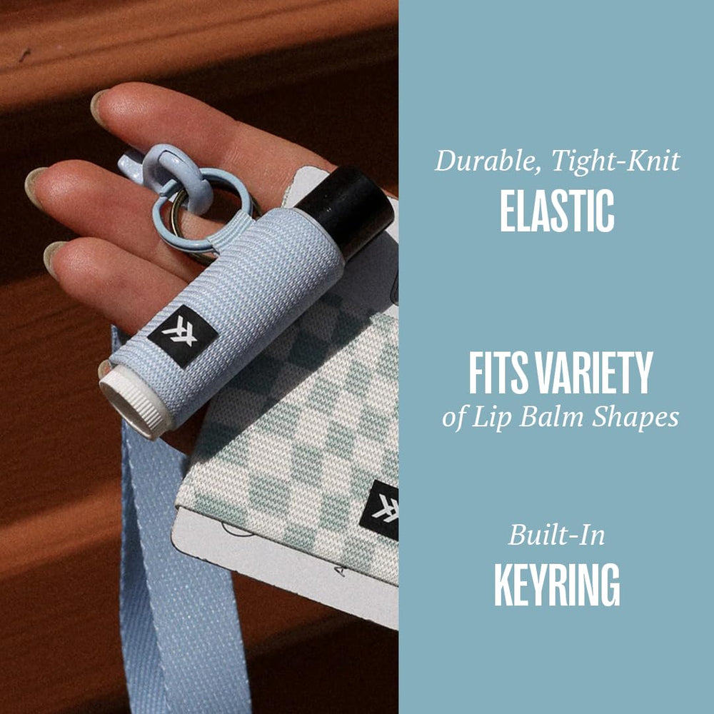 Thread Wallets detalle elástico porta-balsamo Off White, diseño práctico para uso diario.