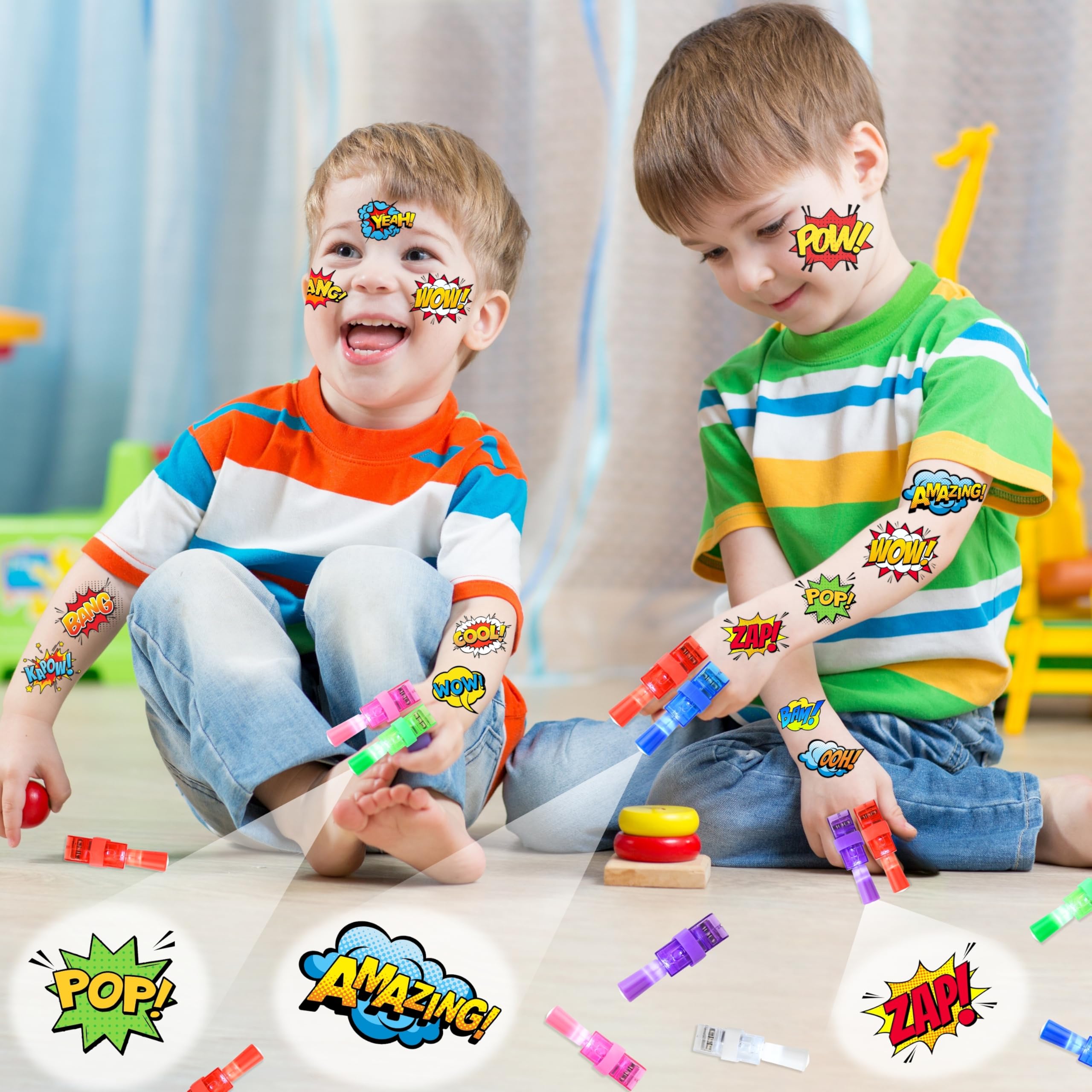ThuanXuanLoc: luces-dedo-led-durables, ideal para horas de juego y actividades.