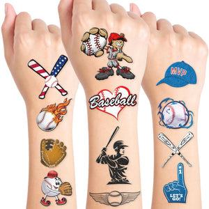 ThuanXuanLoc tatuajes baseball 60 unidades pre-cortados para fiestas infantiles